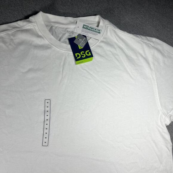 NWT Dicks Sporting Goods DSG Everyday White CrewNeck TShirt for Men, Size Medium - Picture 2 of 7
